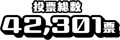 投票総数 42,301票